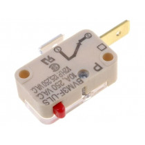 BVM3F-ULS; Microswitch SNAP ACTION; without lever; SPST-NC; 10A/250VAC; SAIA-BURGESS BVM3F-ULS; Microswitch SNAP ACTION; without lever; SPST-NC; 10A/250VAC; SAIA-BURGESS