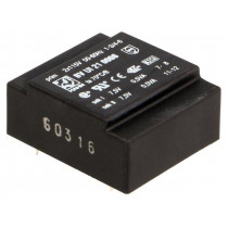 BV UI 21 0008; Transformer: encapsulated; 1VA; 115/115VAC; 7.5V; 7.5V; 67mA; 67mA; HAHN