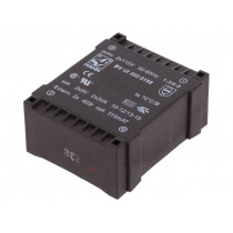 BV UI 303 0158; Transformer: encapsulated; 6VA; 115/115VAC; 9V; 9V; 334mA; 334mA; HAHN