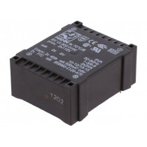 BV UI 303 0162; Transformer: encapsulated; 6VA; 115/115VAC; 6V; 6V; 500mA; 500mA; HAHN