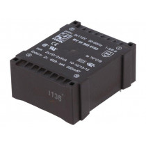 BV UI 303 0163; Transformer: encapsulated; 6VA; 115/115VAC; 15V; 15V; 200mA; 200mA; HAHN