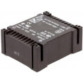 BV UI 394 0087; Transformer: encapsulated; 18VA; 115/115VAC; 12V; 12V; 750mA; 750mA; HAHN