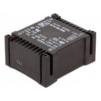 BV UI 395 0098; Transformer: encapsulated; 24VA; 115/115VAC; 9V; 9V; 1333mA; 1333mA; HAHN