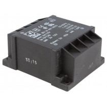 BV UI 481 0003; Transformer: encapsulated; 40VA; 115/115VAC; 12V; 12V; 1666mA; 780g; HAHN