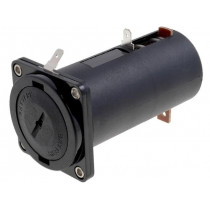 BX0016; Holder; Leads: soldering lugs; Size: D,R20; Batt.no: 1; UL94V-0; BULGIN