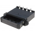 BX0027; Drawer holder; Mounting: on panel; Leads: soldering lugs; UL94V-0; BULGIN