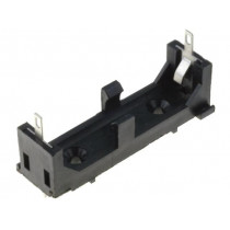 BX0034; Holder; Leads: soldering lugs; Size: AAA,R3; Batt.no: 1; UL94V-0; BULGIN