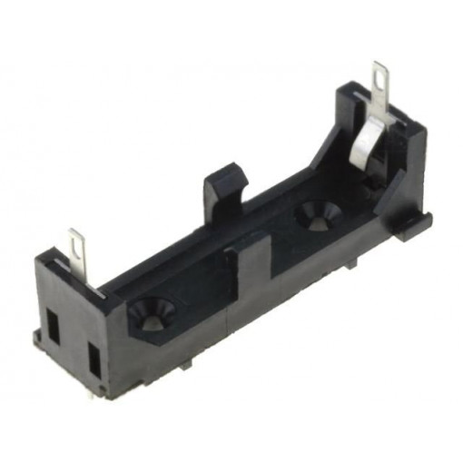 BX0034; Holder; Leads: soldering lugs; Size: AAA,R3; Batt.no: 1; UL94V-0; BULGIN