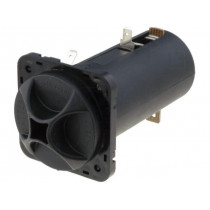 BXS016; Holder; Leads: soldering lugs; Size: D,R20; Batt.no: 1; UL94V-0; BULGIN