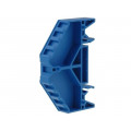 1267990000 BZT PRV4 BL 35X7.5; Marker holder; Application: PPV,PRV; blue; TS35x7.5; -25÷70°C; WEIDMÜLLER 1267990000 BZT PRV4 BL 35X7.5; Marker holder; Application: PPV,PRV; blue; TS35x7.5; -25÷70°C; WEIDMÜLLER