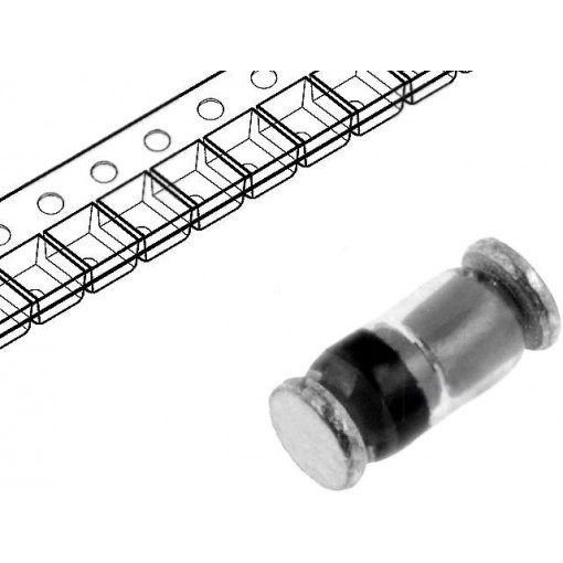 BZV55C6V8; Diode: Zener; 0.5W; 6.8V; SMD; reel,tape; MiniMELF; single diode; DC COMPONENTS BZV55C6V8; Diode: Zener; 0.5W; 6.8V; SMD; reel,tape; MiniMELF; single diode; DC COMPONENTS