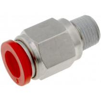 C01250818; Composite connector; straight; BSP 1/8