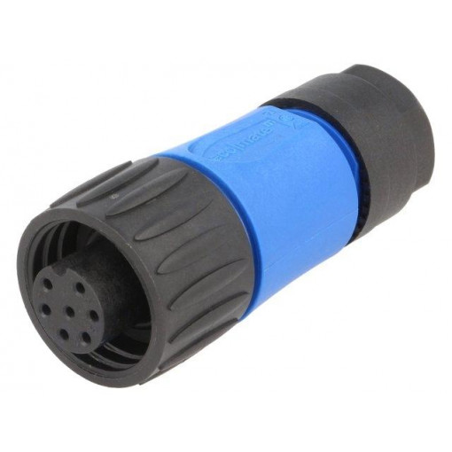 C016 10D006 000 10; Connector: circular; plug; PIN: 7; female; w/o contacts; IP65,IP67; AMPHENOL C016 10D006 000 10; Connector: circular; plug; PIN: 7; female; w/o contacts; IP65,IP67; AMPHENOL