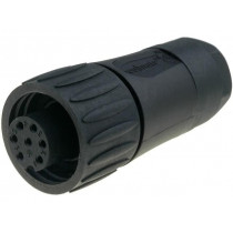 C016 10D006 000 12; Connector: circular; plug; PIN: 7; female; w/o contacts; IP65,IP67; AMPHENOL C016 10D006 000 12; Connector: circular; plug; PIN: 7; female; w/o contacts; IP65,IP67; AMPHENOL