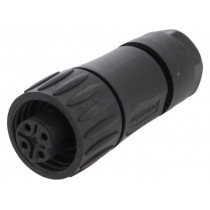 C016 20D003 210 12; Connector: circular; plug; PIN: 4; female; screw terminal; 400V; 16A; AMPHENOL C016 20D003 210 12; Connector: circular; plug; PIN: 4; female; screw terminal; 400V; 16A; AMPHENOL