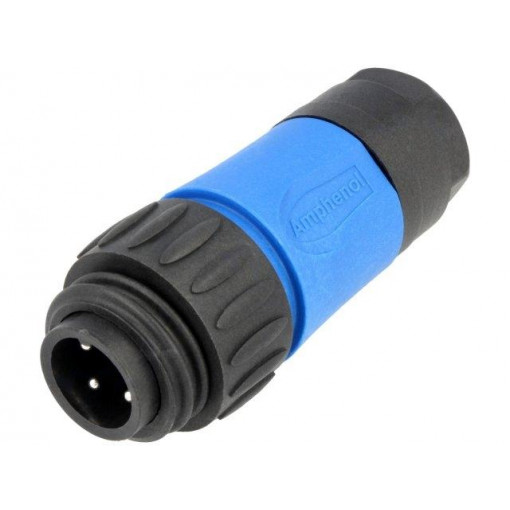 C016 20H003 100 10; Connector: circular; plug; PIN: 4; male; screw terminal; IP65,IP67; AMPHENOL C016 20H003 100 10; Connector: circular; plug; PIN: 4; male; screw terminal; IP65,IP67; AMPHENOL