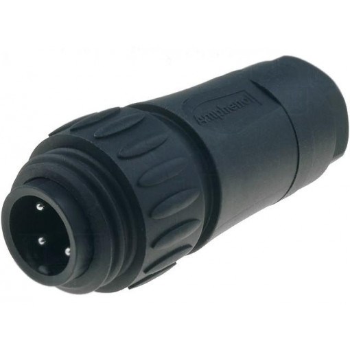 C016 20H003 100 12; Connector: circular; plug; PIN: 4; male; screw terminal; IP65,IP67; AMPHENOL C016 20H003 100 12; Connector: circular; plug; PIN: 4; male; screw terminal; IP65,IP67; AMPHENOL