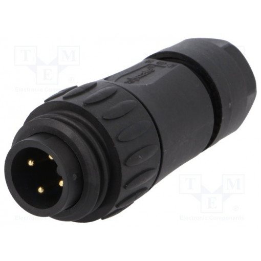 C016 20H003 210 12; Connector: circular; plug; PIN: 4; male; screw terminal; IP65,IP67; AMPHENOL C016 20H003 210 12; Connector: circular; plug; PIN: 4; male; screw terminal; IP65,IP67; AMPHENOL