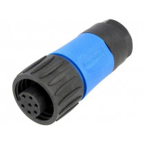 C016 30D006 100 10; Connector: circular; plug; PIN: 7; female; soldering; silver plated; AMPHENOL C016 30D006 100 10; Connector: circular; plug; PIN: 7; female; soldering; silver plated; AMPHENOL