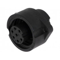 C016 30G006 100 12; Connector: circular; socket; PIN: 7; female; soldering; IP65,IP67; AMPHENOL
