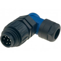 C016 30K006 100 10; Connector: circular; plug; PIN: 7; male; soldering; silver plated; AMPHENOL