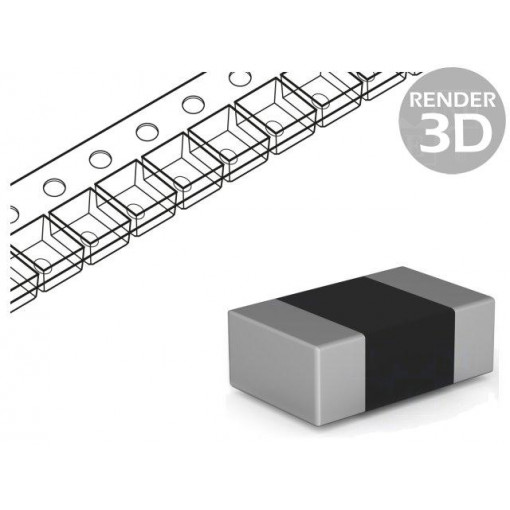 C0201C101J3GACTU; Capacitor: ceramic; MLCC; 100pF; 25VDC; C0G; ±5%; SMD; 0201; KEMET