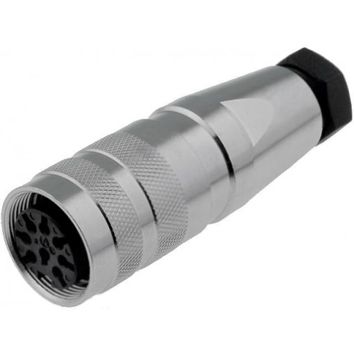 C091 31D008 100 2; Connector: M16; plug; female; soldering; for cable; PIN: 8; 3A; 300V; AMPHENOL