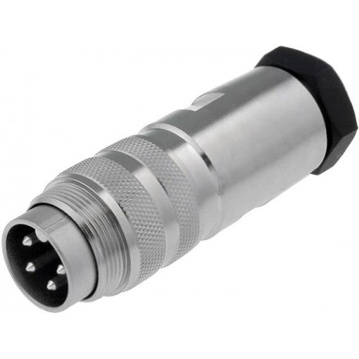 C091 31H004 101 2; Connector: M16; plug; male; soldering; for cable; PIN: 4; 5A; 300V; AMPHENOL