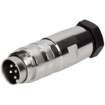 C091 31H006 101 2; Connector: M16; plug; male; soldering; for cable; PIN: 6; 5A; 300V; AMPHENOL