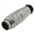 C091 31H007 100 2; Connector: M16; plug; male; soldering; for cable; PIN: 7; 5A; 300V; AMPHENOL