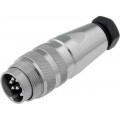 C091 31H008 100 2; Connector: M16; plug; male; soldering; for cable; PIN: 8; 3A; 300V; AMPHENOL
