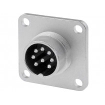 C091 31S008 100 2; Connector: M16; socket; male; soldering; PIN: 8; 5A; 100V; IP65,IP67; AMPHENOL