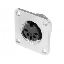 C091 31T003 100 2; Connector: M16; socket; female; soldering; PIN: 3; 5A; 300V; 0.5mm2; AMPHENOL