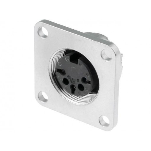 C091 31T003 100 2; Connector: M16; socket; female; soldering; PIN: 3; 5A; 300V; 0.5mm2; AMPHENOL