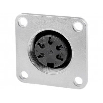 C091 31T005 100 2; Connector: M16; socket; female; soldering; PIN: 5; 5A; 300V; 0.5mm2; AMPHENOL