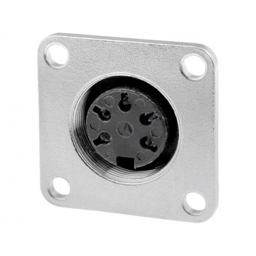 C091 31T005 100 2; Connector: M16; socket; female; soldering; PIN: 5; 5A; 300V; 0.5mm2; AMPHENOL