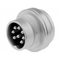 C091 31W008 100 2; Connector: M16; socket; male; soldering; PIN: 8; 5A; 100V; IP65,IP67; AMPHENOL
