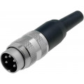 T 3360 001; Connector: M16; plug; male; soldering; for cable; PIN: 5; 5A; 300V; AMPHENOL