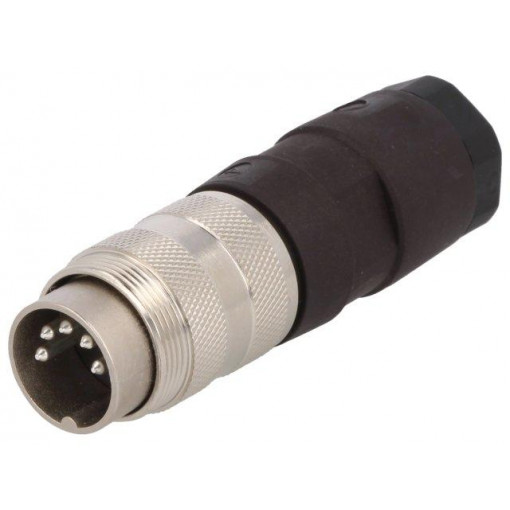 T 3360 020; Connector: M16; plug; male; soldering; for cable; PIN: 5; 5A; 100V; AMPHENOL