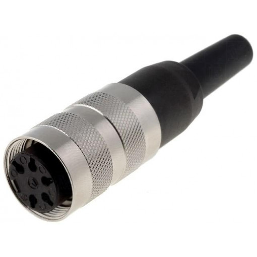 T 3361 001; Connector: M16; plug; female; soldering; for cable; PIN: 5; 5A; 300V; AMPHENOL