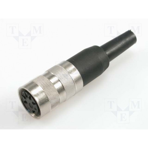 T 3361 010; Connector: M16; plug; female; soldering; for cable; PIN: 5; 5A; 100V; AMPHENOL