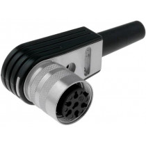 T 3401 005; Connector: M16; plug; female; soldering; for cable; PIN: 6; 5A; 300V; AMPHENOL