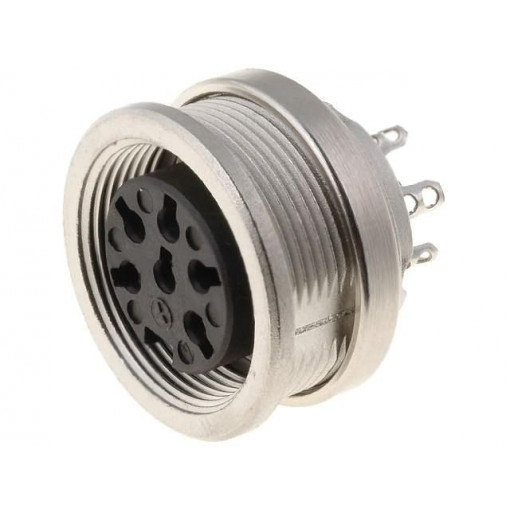 T 3403 000; Connector: M16; socket; female; soldering; PIN: 6; 5A; 300V; IP40; AMPHENOL