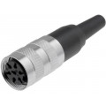 T 3476 001; Connector: M16; plug; female; soldering; for cable; PIN: 7; 5A; 250V; AMPHENOL T 3476 001; Connector: M16; plug; female; soldering; for cable; PIN: 7; 5A; 250V; AMPHENOL