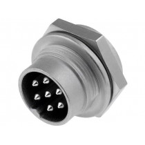 T 3477 009; Connector: M16; socket; male; soldering; PIN: 7; 5A; 300V; IP40; AMPHENOL