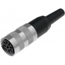 T 3505 001; Connector: M16; plug; female; soldering; for cable; PIN: 8; 5A; 100V; AMPHENOL