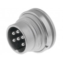 T 3402 100; Connector: M16; socket; male; soldering; PIN: 6; 5A; 300V; IP40; AMPHENOL