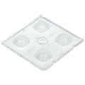 C13499_STRADA-2X2-CY; LED lens; square; transparent; H: 7.85mm; Outside dim: 50x50mm; LEDIL C13499_STRADA-2X2-CY; LED lens; square; transparent; H: 7.85mm; Outside dim: 50x50mm; LEDIL