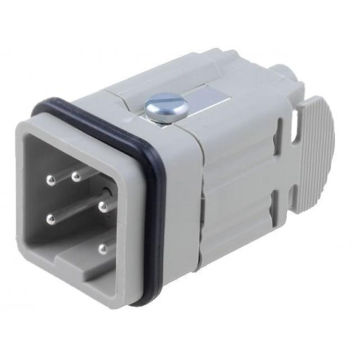 C146 10A004 002 4; Connector: HDC; contact insert; male; C146; PIN: 5; 4+PE; size A3; AMPHENOL C146 10A004 002 4; Connector: HDC; contact insert; male; C146; PIN: 5; 4+PE; size A3; AMPHENOL