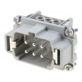 C146 10A006 102 1; Connector: HDC; contact insert; male; C146; PIN: 6; 6+PE; size E6; AMPHENOL